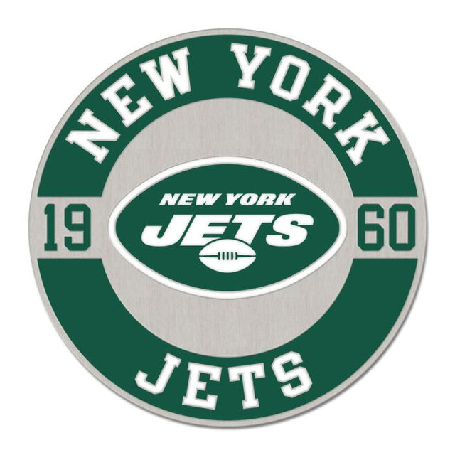 Tarjeta de joyería con pin esmaltado de colección establecida de los New York Jets