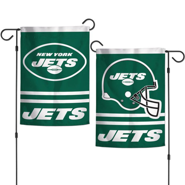 Banderas de jardín de los New York Jets, de 2 lados, 12,5" x 18"