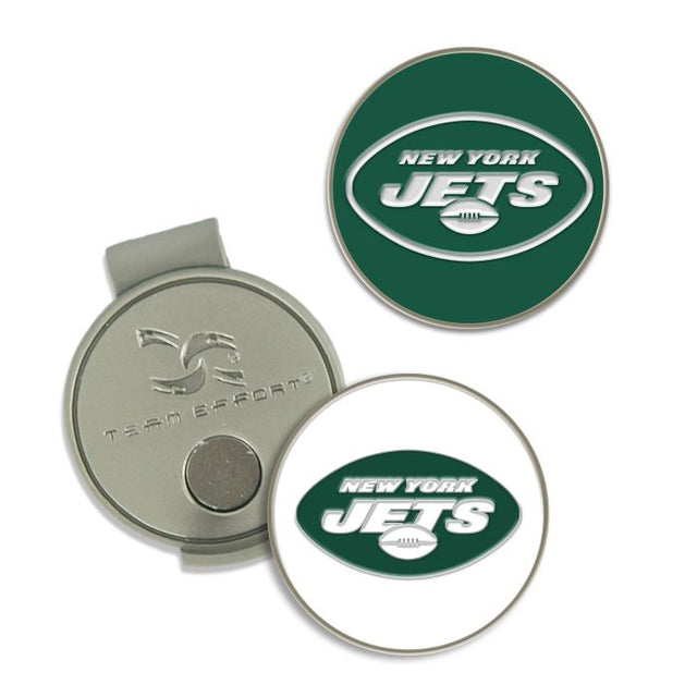 Clip para gorra y marcadores de los New York Jets