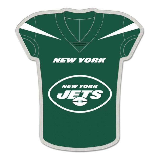 Tarjeta de joyería con pin de colección de la camiseta de los New York Jets