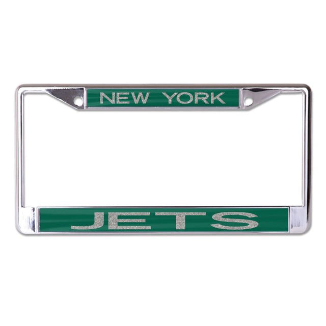 Marco de licencia de New York Jets impreso en talla S/L