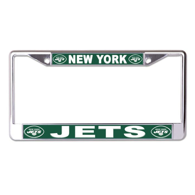 New York Jets Lic Plt Frame S/L Printed