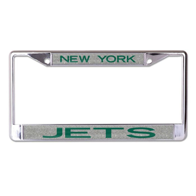 Marco de licencia de New York Jets impreso en talla S/L