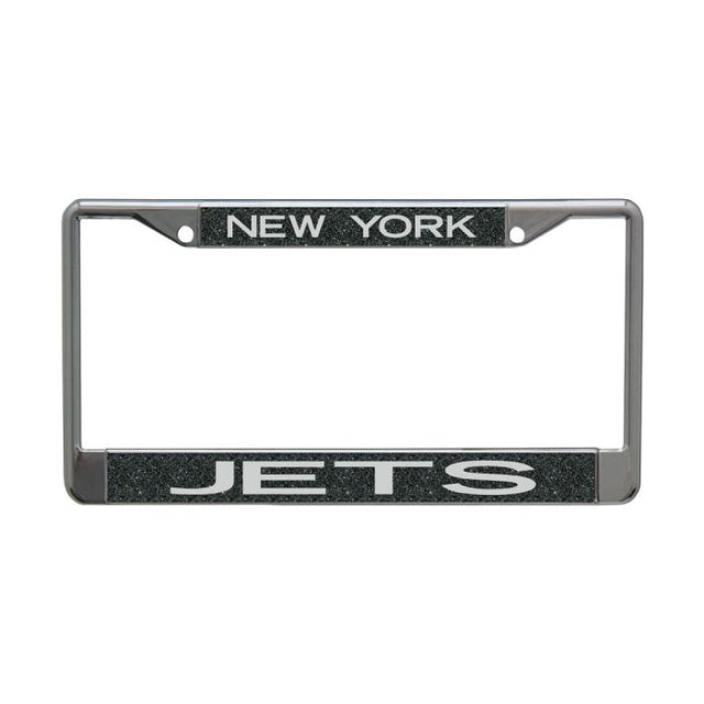 Marco de licencia de New York Jets impreso en talla S/L