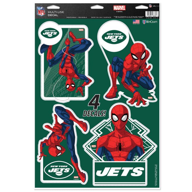 New York Jets / Marvel (c) 2021 MARVEL Multi-Use Decal 11" x 17"