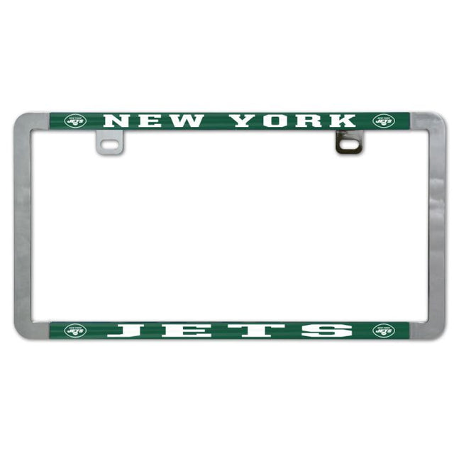 New York Jets Metal Lic. Plate Frame Slim