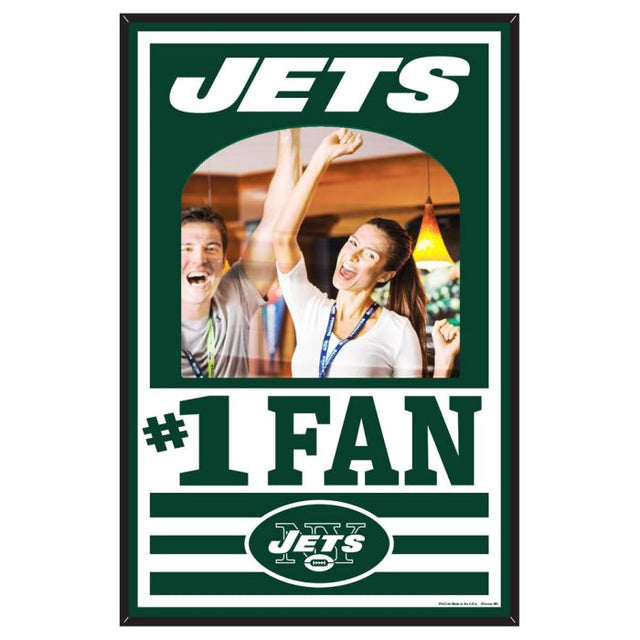 Letrero de madera con espejo de los New York Jets