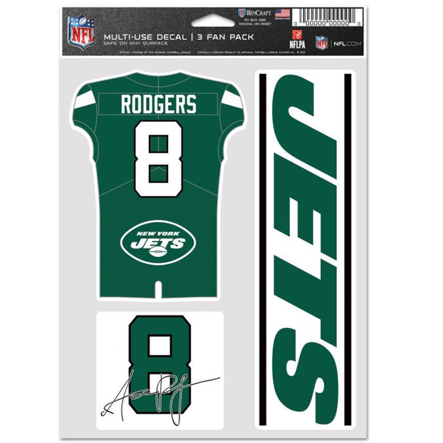 New York Jets Multi Use 3 fan pack Aaron Rodgers