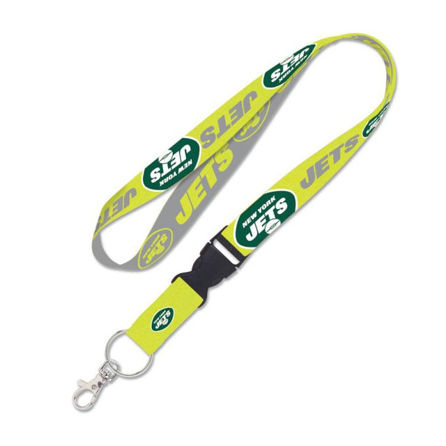 New York Jets NEON Lanyard w/detachable buckle 1"