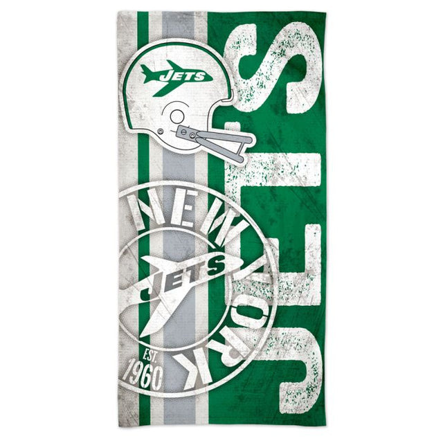 New York Jets RETRO Spectra Beach Towel 30" x 60"