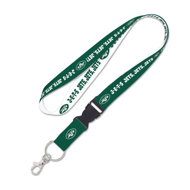 New York Jets SLogan Lanyard w/detachable buckle 1"