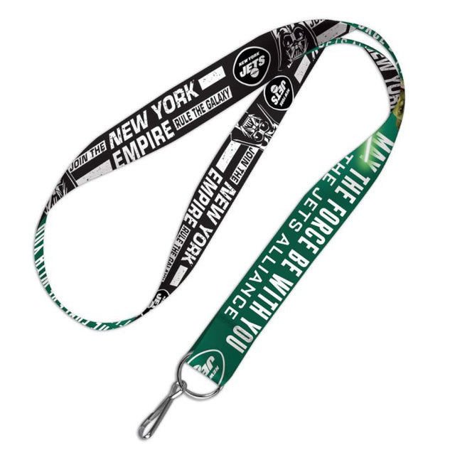 New York Jets / Star Wars Yoda &amp; Vader Lanyard 1"