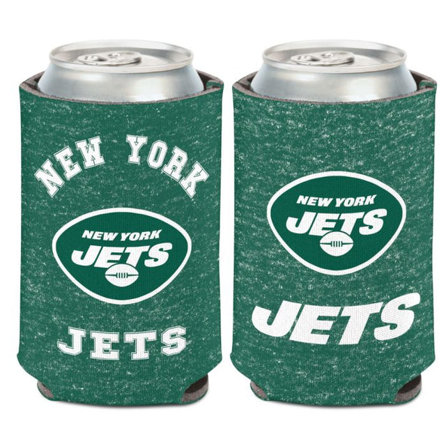 Enfriador de lata con diseño jaspeado del equipo New York Jets, 12 oz.