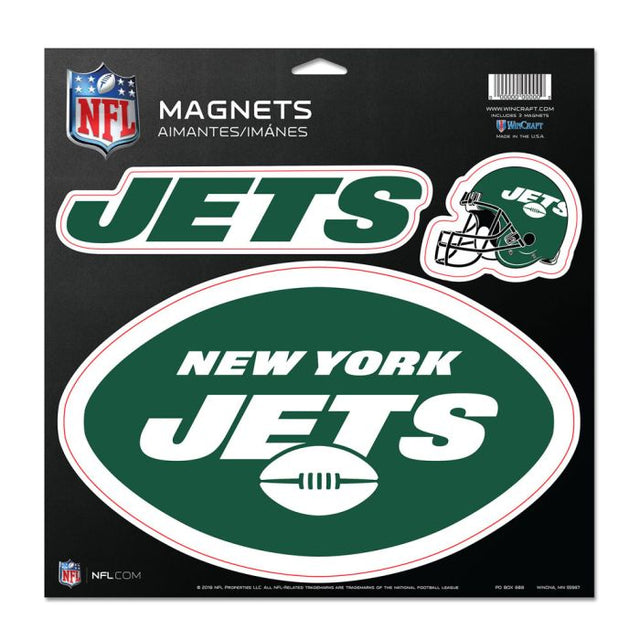 Imán de vinilo de los New York Jets de 11" x 11"