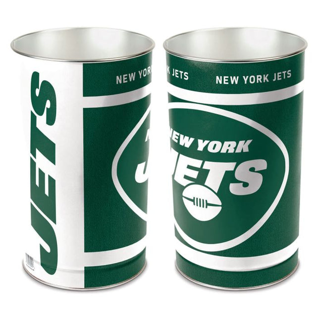 New York Jets Wastebasket - tapered 15"H