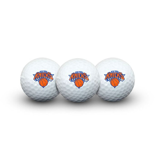 3 pelotas de golf de los New York Knicks en formato concha