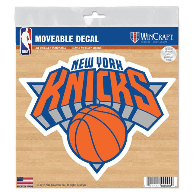 Calcomanía para todas las superficies de los New York Knicks, 6" x 6"