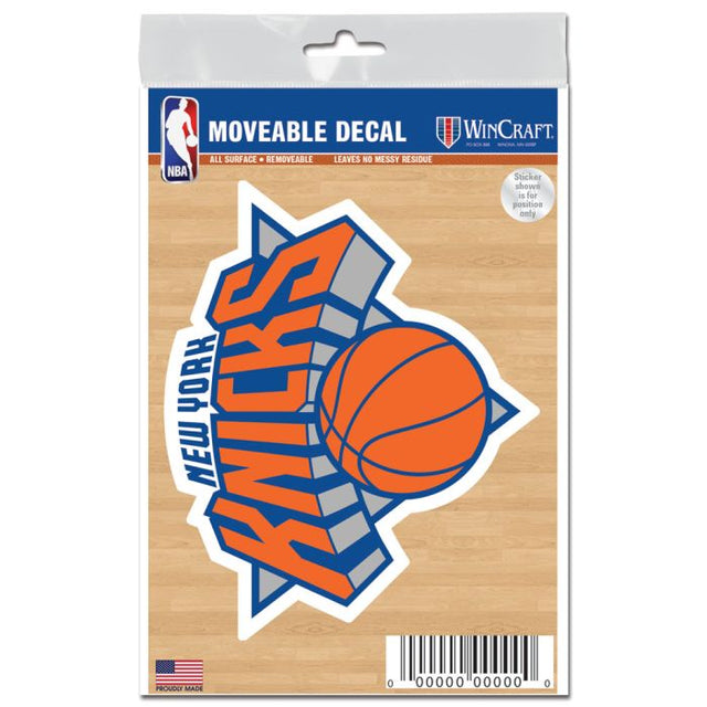 Calcomanías para todas las superficies de los New York Knicks, 3" x 5"