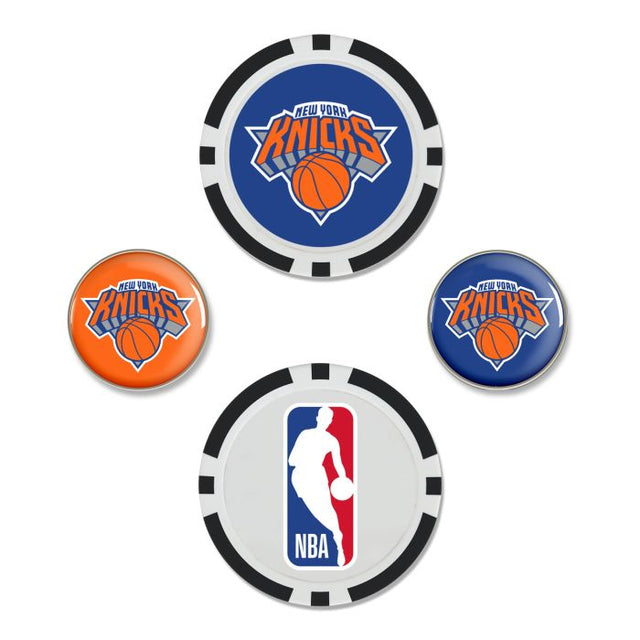 Juego de cuatro marcadores de pelota de los New York Knicks