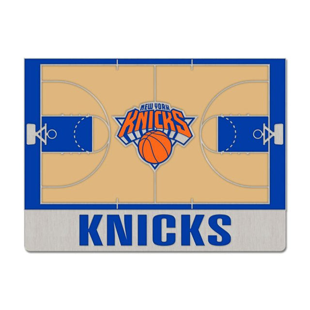 New York Knicks COURT Collector Enamel Pin Jewelry Card