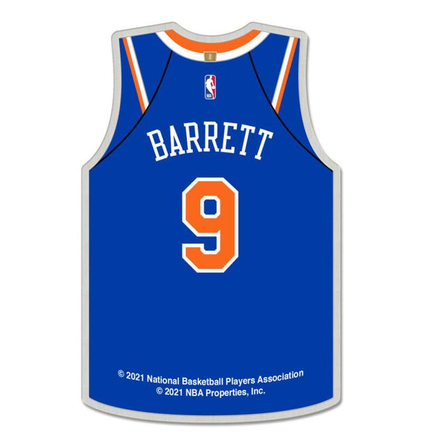 New York Knicks Collector Pin Jewelry Card RJ Barrett