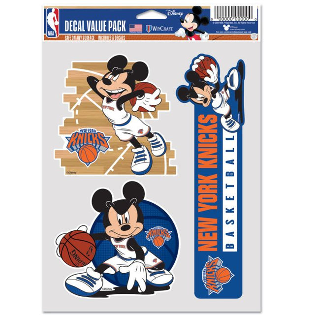 New York Knicks / Disney Multi Use 3 Fan Pack