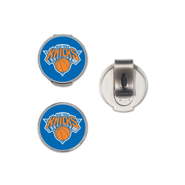 Clip para gorra de los New York Knicks con 2 marcadores, con tapa tipo concha