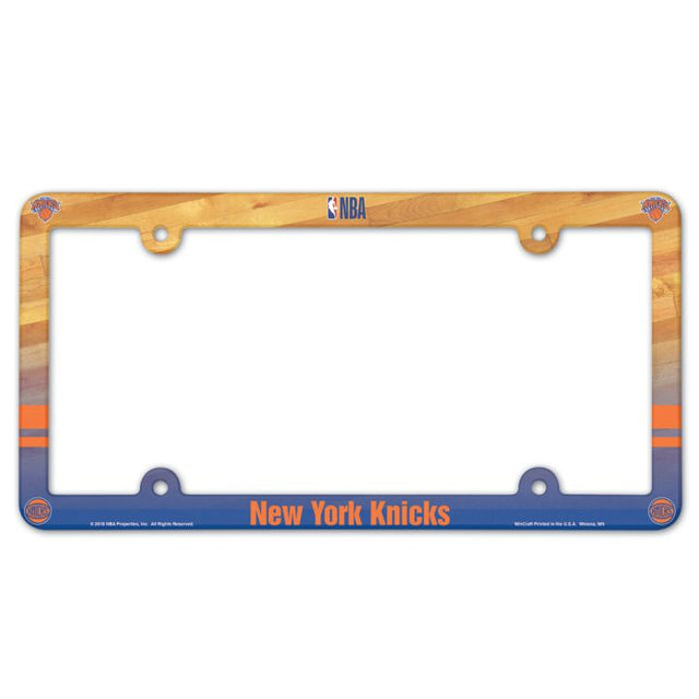 Marco de matrícula de los New York Knicks a todo color