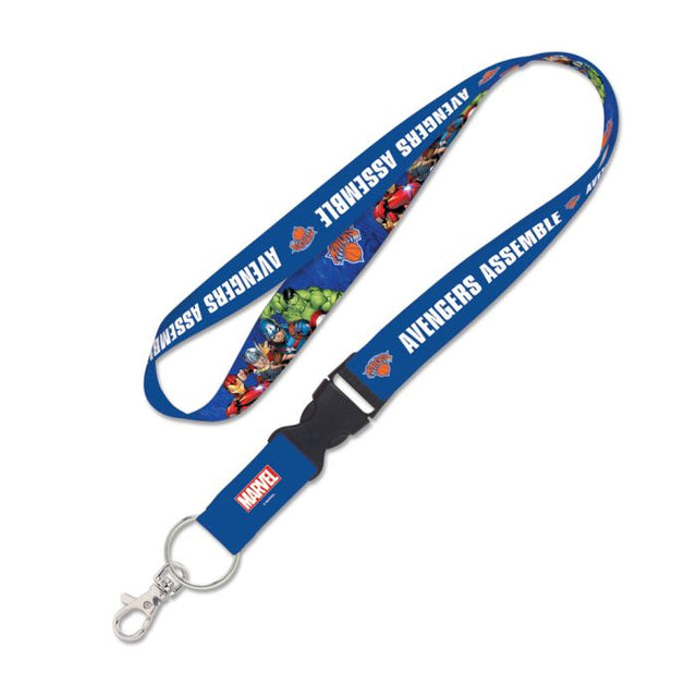 New York Knicks / Marvel (c) 2021 MARVEL Lanyard w/detachable buckle 1"