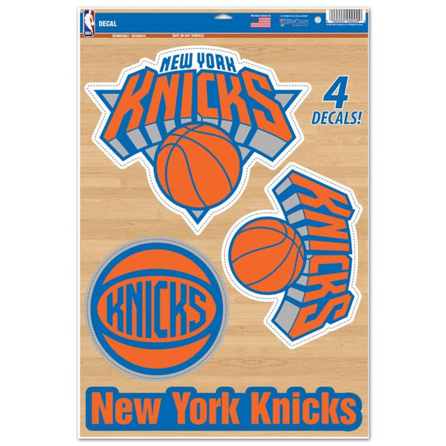 Calcomanía multiusos de los New York Knicks de 11" x 17"