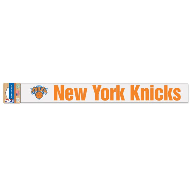 Calcomanías de corte perfecto de los New York Knicks de 2" x 17"