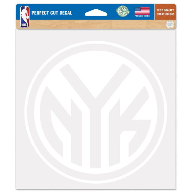 Calcomanías de corte perfecto de los New York Knicks de 8" x 8"