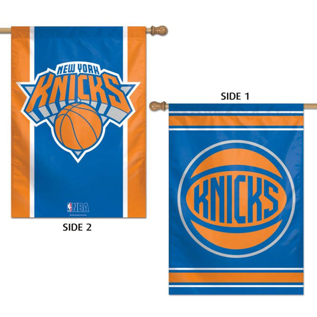 Bandera vertical de los New York Knicks de 2 lados, 28" x 40"