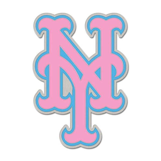 Tarjeta de joyería con pin esmaltado de colección de los Mets de Nueva York