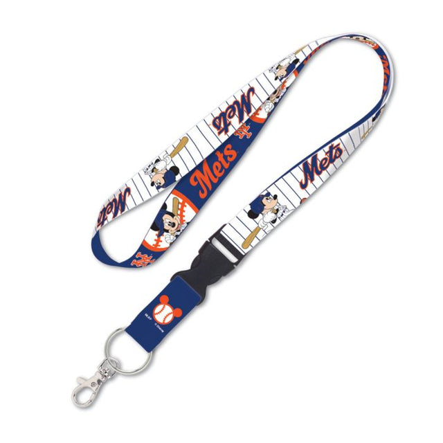 Cordón de Mickey de los New York Mets/Disney con hebilla desmontable de 1"