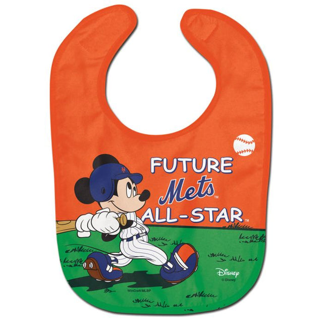 New York Mets / Disney MICKEY MOUSE All Pro Baby Bib