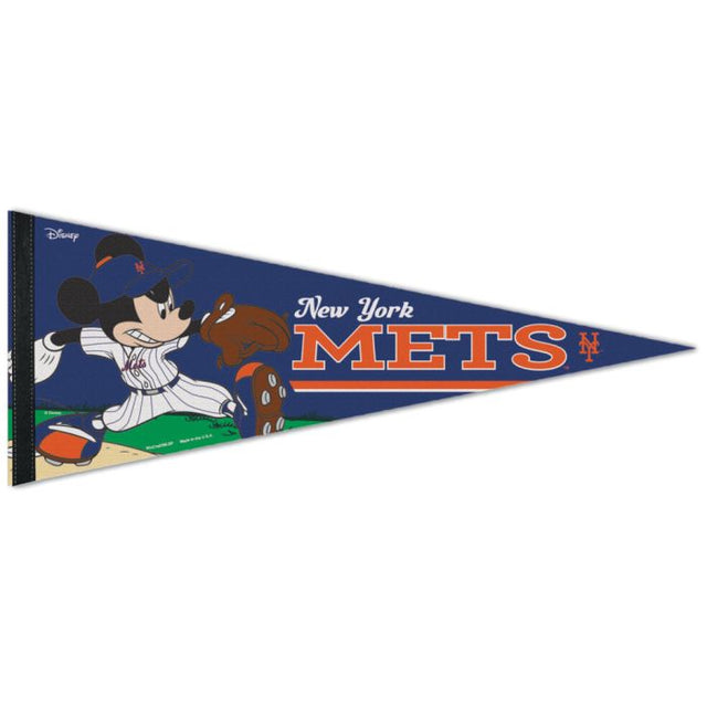 Banderín premium de Disney de los Mets de Nueva York de 12" x 30"