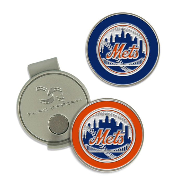 Clip para gorra y marcadores de los Mets de Nueva York