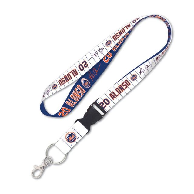 New York Mets Lanyard w/detachable buckle 1" Pete Alonso