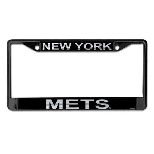 New York Mets Lic Plt Frame S/L Printed