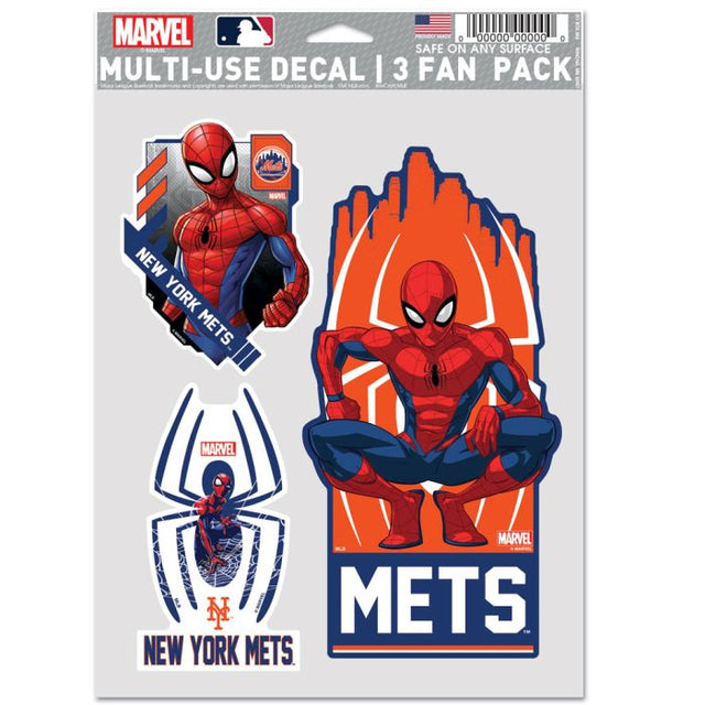 New York Mets / Marvel (c) Paquete multiusos para 3 fanáticos de MARVEL 2021