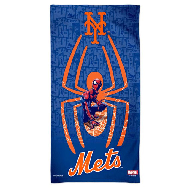 Toalla de playa Spectra de Marvel de los New York Mets (c) 2021 de 30" x 60"