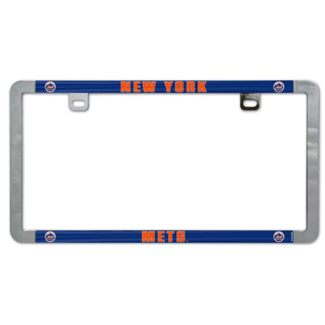 New York Mets Metal Lic. Plate Frame Slim