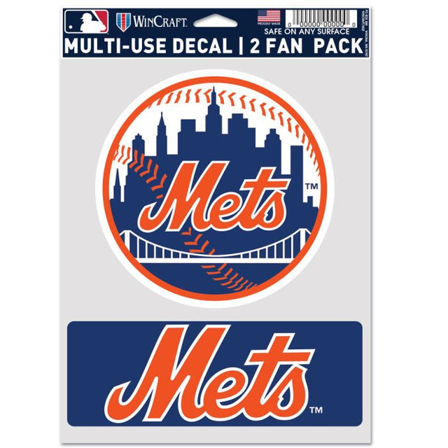 Paquete multiusos para dos fanáticos de los New York Mets