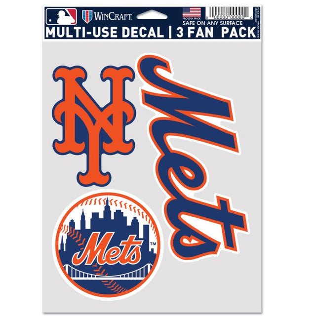 New York Mets Multi Use 3 Fan Pack