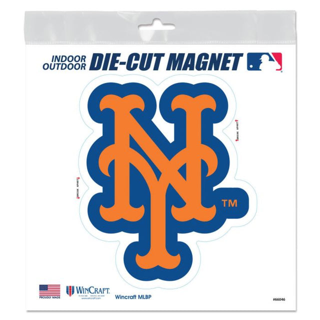 Imanes para exteriores de los New York Mets de 6" x 6"