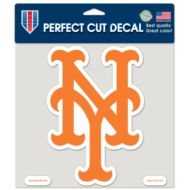 New York Mets Perfect Cut Color Decal 8" x 8"