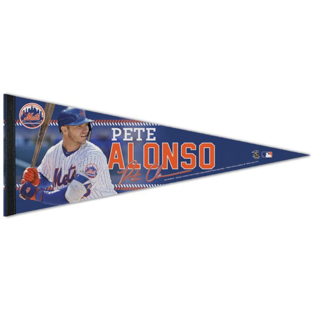 New York Mets Premium Pennant 12" x 30" Pete Alonso