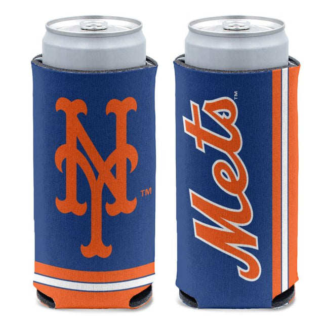 New York Mets Primary 12 oz Slim Can Cooler