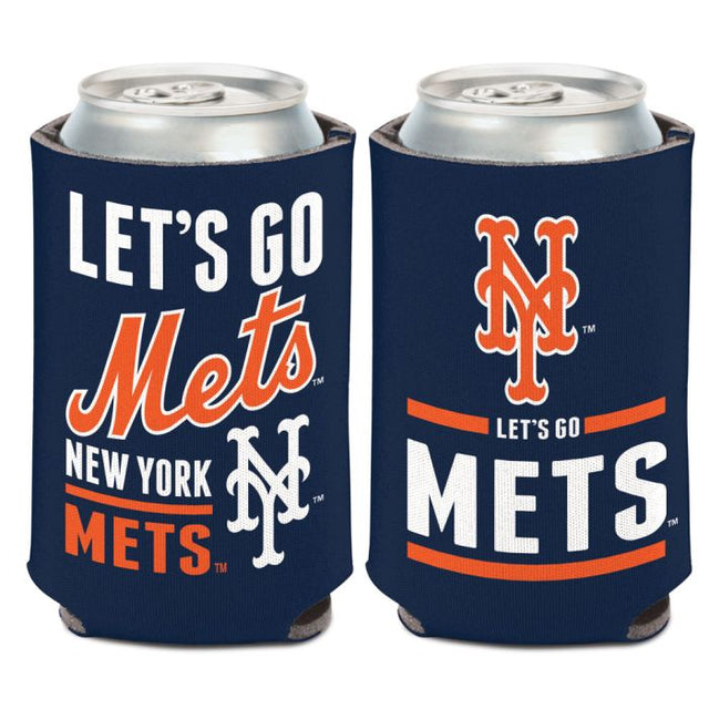 Enfriador de lata SLOGAN de los New York Mets de 12 oz.